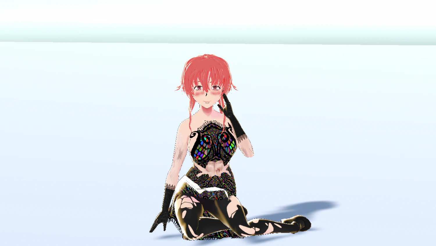 mirai nikki - yuno gasai herido- personaje de anime - modelo vrm Modelo 3D .c4d .max .obj .3ds .fbx .stl .blend 
