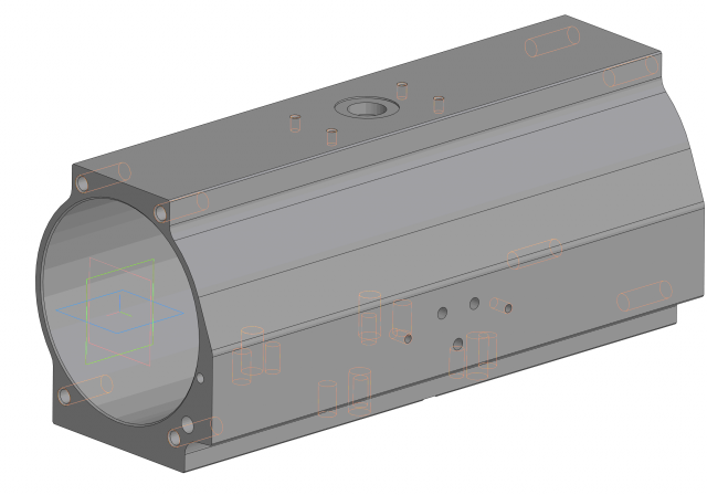 valve pneumatic actuator housing Model 3D .c4d .max .obj .3ds .fbx .stl .blend 