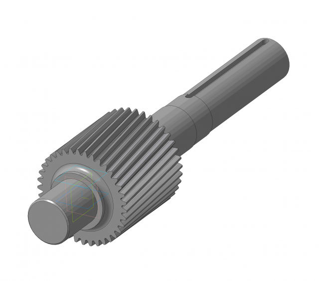 shaft-driving gear Model 3D .c4d .max .obj .3ds .fbx .stl .blend 