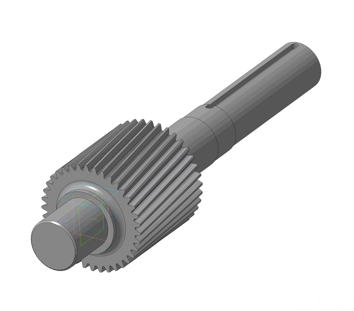 shaft-driving gear 3D Model .c4d .max .obj .3ds .fbx .stl .blend 