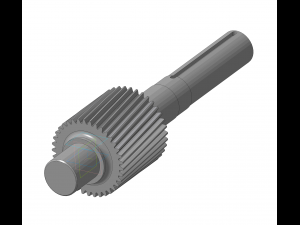 shaft-driving gear Model 3D