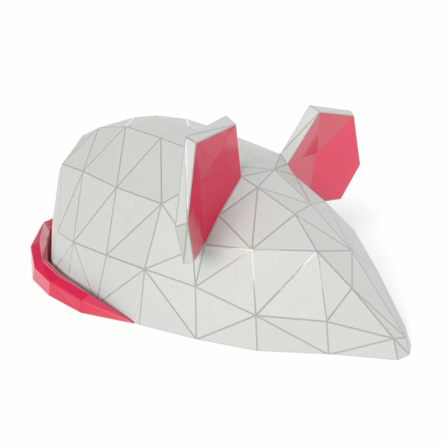 Maus polygonal 3D Modell .c4d .max .obj .3ds .fbx .stl .blend