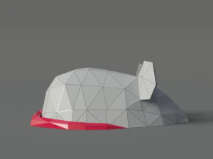 Maus polygonal 3D Modell