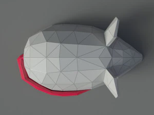 Maus polygonal 3D Modell