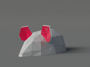 mouse polygonal 3D Model
