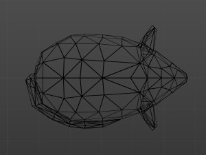 mouse polygonal 3D Model