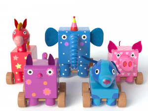 Woodventures-Spielzeug 3D Modell