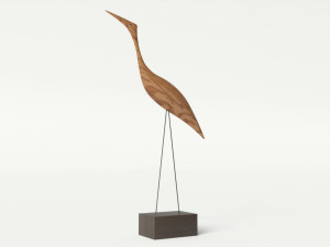 warm nordic wood birds pack 3D मॉडल