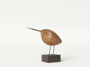warm nordic wood birds pack 3D मॉडल