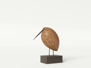 warm nordic wood birds pack 3D मॉडल