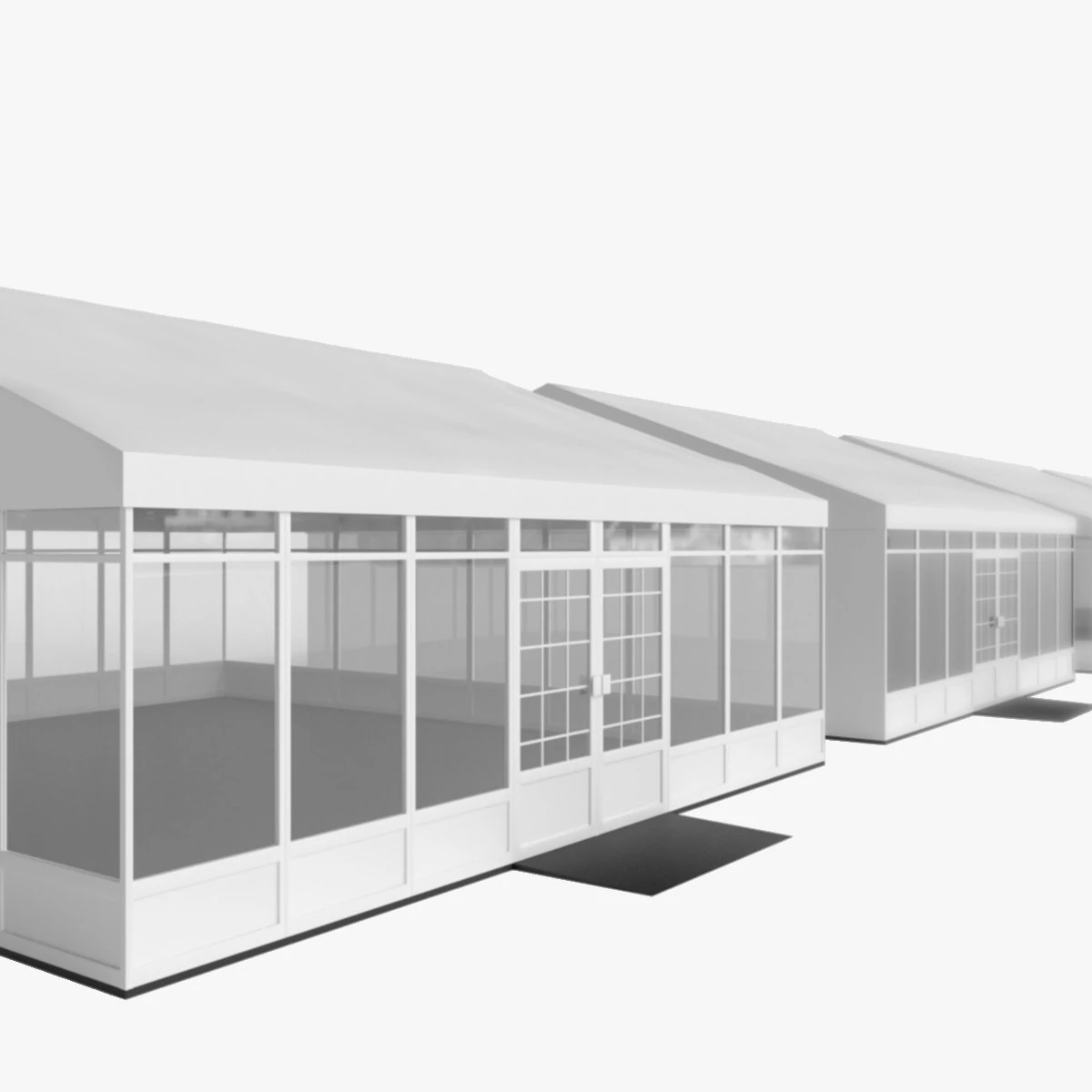 tent pack 4 models 3D Model .c4d .max .obj .3ds .fbx .stl .blend 