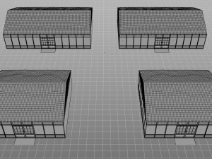 tent pack 4 models Modelo 3D