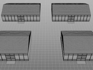 tent pack 4 models 3D Model