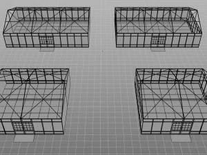 tent pack 4 models 3D Model