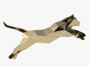 jumping tiger papercraft 3Dモデル