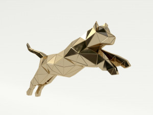 jumping tiger papercraft Modelo 3D