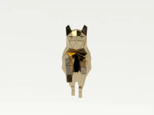 jumping tiger papercraft 3D Model