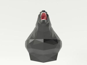 godzilla polygonal papercraft 3D-Modell