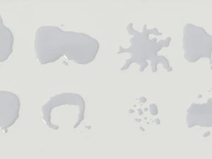 water puddles collection 3D Model