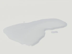 water puddles collection 3D Model
