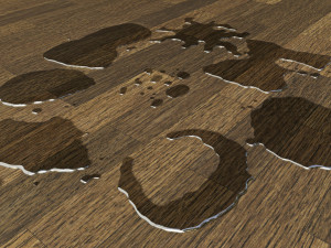 water puddles collection 3D Model