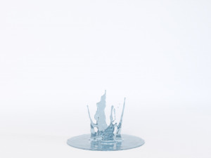 water crowns splash set 3D Model