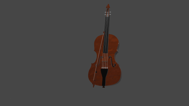 vioin Modello 3D .c4d .max .obj .3ds .fbx .stl .blend 