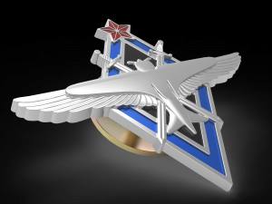 badge of the pilot of aviation schools of the red army air force 3D 模型