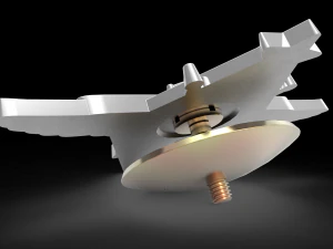 badge of the pilot of aviation schools of the red army air force 3D Model