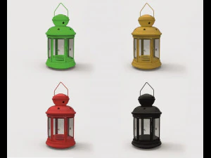 latarnia świąteczna Model 3D