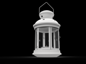 christmas candle lantern Modelo 3D
