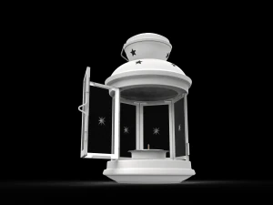 christmas candle lantern 3D Model