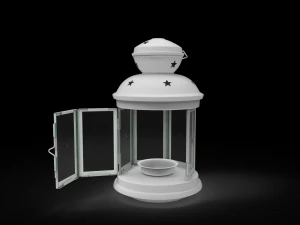 christmas candle lantern 3D Model
