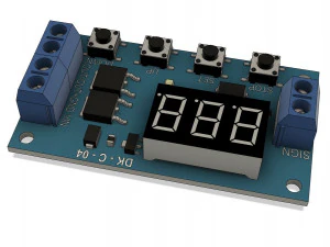 the dkc04 electronic board of the dcc432 delay controller relay 3D Model