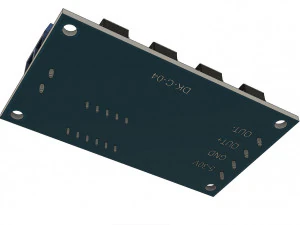 the dkc04 electronic board of the dcc432 delay controller relay 3D Model