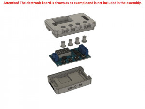 case for the electronic board dk-c-04 3D Print Model
