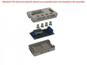 case for the electronic board dk-c-04 3D Print Model