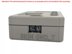 case for the electronic board dk-c-04 3D Print Model