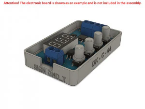 case for the electronic board dk-c-04 3D Print Model