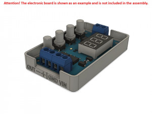 case for the electronic board dk-c-04 3D Print Model