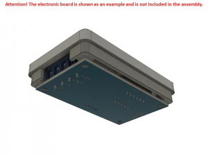 case for the electronic board dk-c-04 3D Print Model