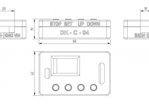 case for the electronic board dk-c-04 3D Print Model