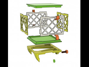 bird feeder 3Dプリントモデル