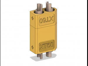 conector xt60 Modelo 3D
