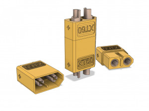connector xt60 Model 3D