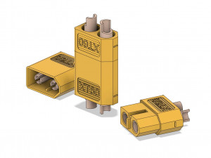connector xt60 Model 3D