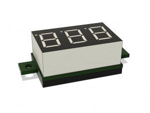 digital led 7-seg mini display indicator on a conditional board Modelo 3D