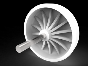 rotary casters wheels - wheel support for furniture 3D Model