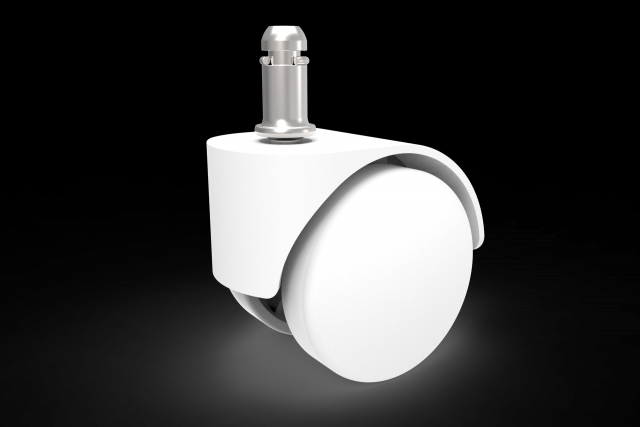 rotary casters wheels - wheel support for furniture 3D Model .c4d .max .obj .3ds .fbx .stl .blend