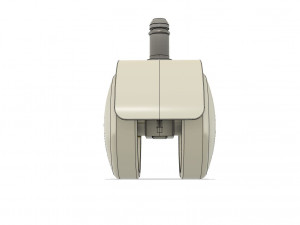 rotary casters wheels - wheel support for furniture 3D Model